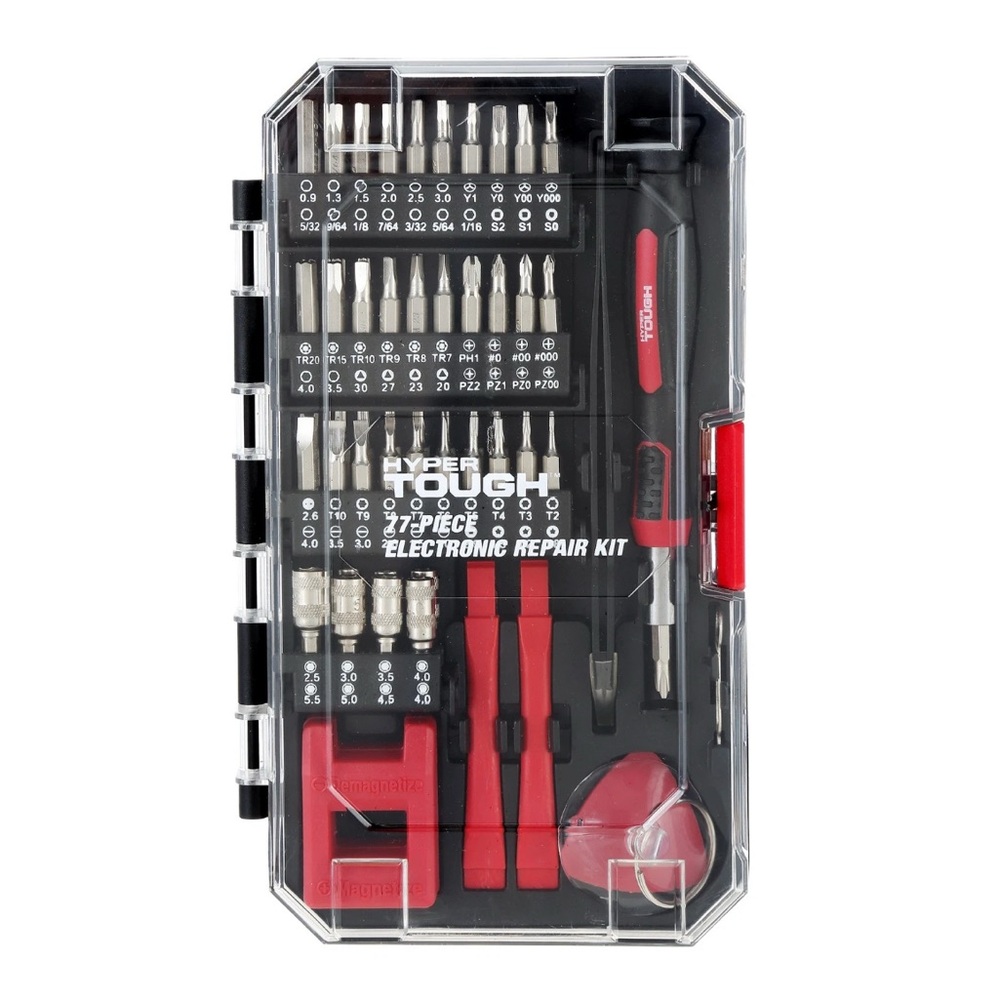 Hyper Tough 77-Piece Electronic Repair Kit
